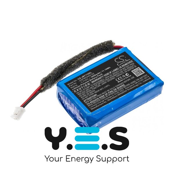 Акумулятор Cameron Sino GSP853450-02 (CS-JBT110SL) для JBL Turbo, 3000 mAh