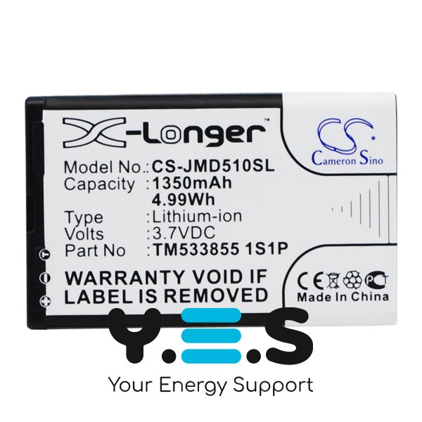 Акумулятор X-Longer TM533855 1S1P (CS-JMD510SL) для JBL Play Up, 1350 мА·год