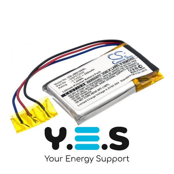 Акумулятор Cameron Sino GSP072035 (CS-JMD100SL) для JBL GO Apple Mini, 420 mAh