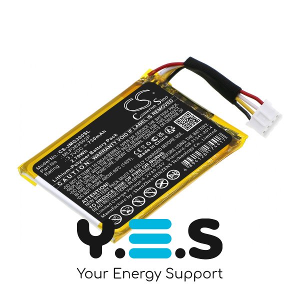 Акумулятор Cameron Sino MLP383562P (CS-JMG300SL) для JBL Go 3, 730 мА·год