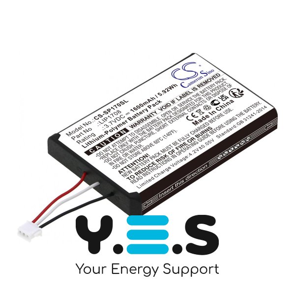 Акумулятор Cameron Sino LIP1708 CS-SP170SL для Sony PS5 DualSense CFI-ZCT1W 1600 mAh