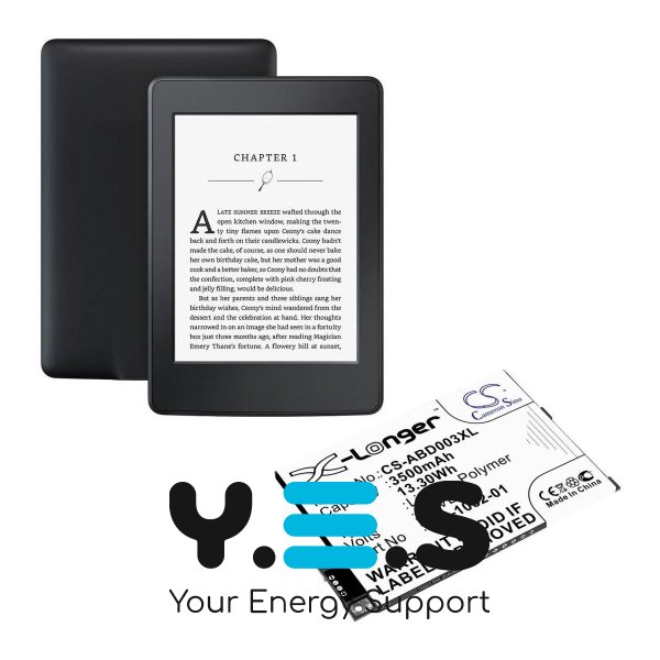 Акумулятор X-Longer 170-1032-01 (CS-ABD003XL) для Amazon Kindle 3 Kindle Graphite, 3500 mAh