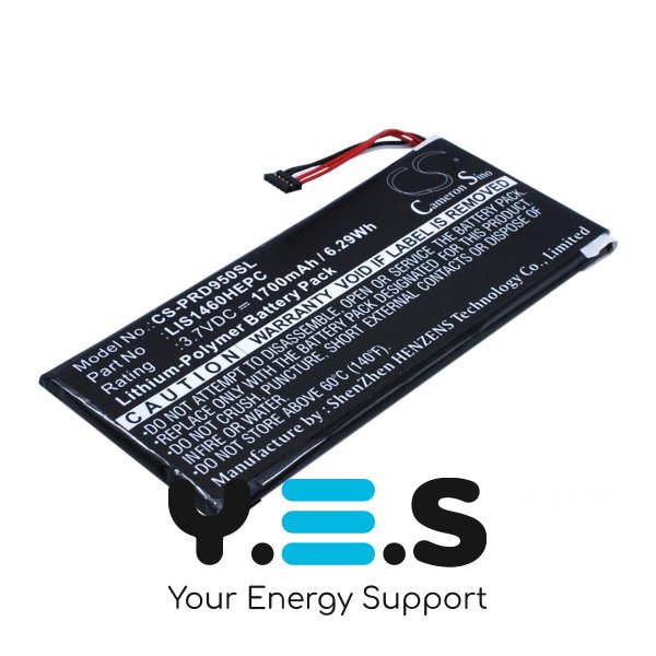 Акумулятор Cameron Sino LIS1460HEPC CS-PRD950SL для Sony PRS-950, 1700 mAh