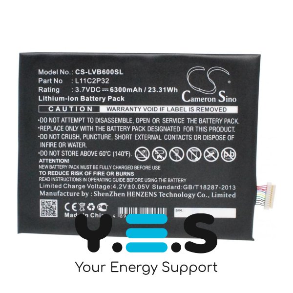 Акумулятор Lenovo L11C2P32 6300 mAh для планшета S6000 B6000F A10-70 A7600 (Cameron Sino)