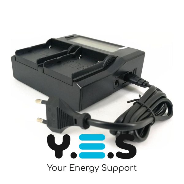 Двоканальний зарядний пристрій KingMa для Canon BP-820, BP-828