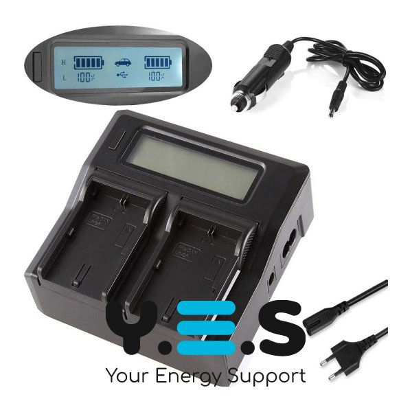 Зарядний пристрій BestBatt KingMa на 2 акумулятори для Canon LP-E6/LP-E6N