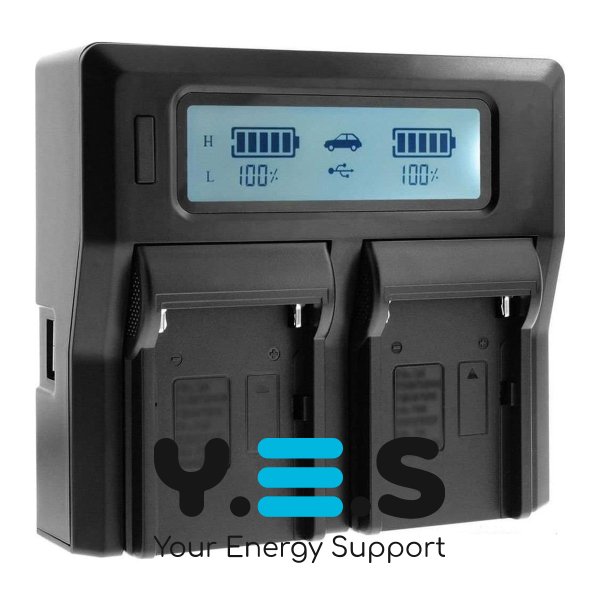 Зарядний пристрій KingMa на 2 акумулятори для Fujifilm NP-W126