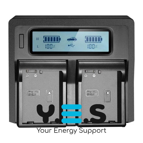 Зарядний пристрій KingMa на 2 акумулятори для Nikon EN-EL14