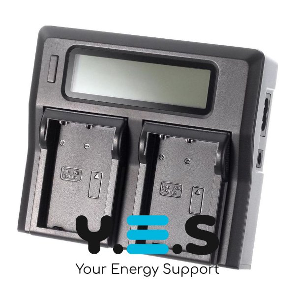 Зарядний пристрій KingMa на 2 акумулятори для Nikon EN‑EL9