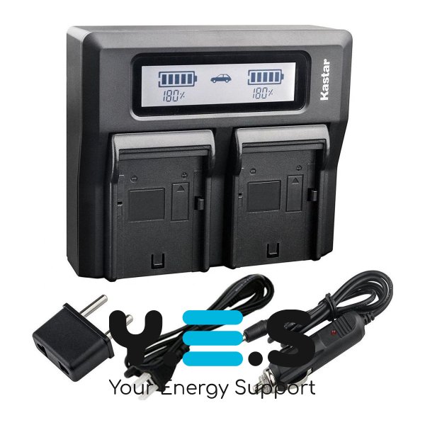 Зарядний пристрій KingMa на 2 акумулятори для Panasonic DMW-BLF19e