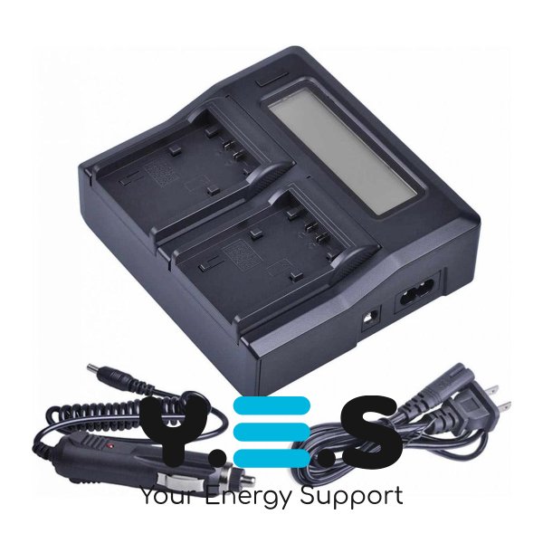 Зарядний пристрій KingMa на 2 акумулятори для Panasonic VW-VBG070 VW-VBG130 VW-VBG260 VW-VBG6