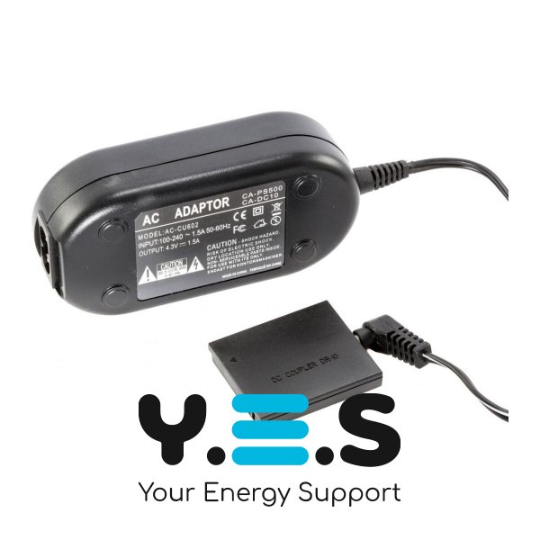 KingMa мережевий адаптер живлення Canon ACK-DC10 Kit з DC-куплером DR-10