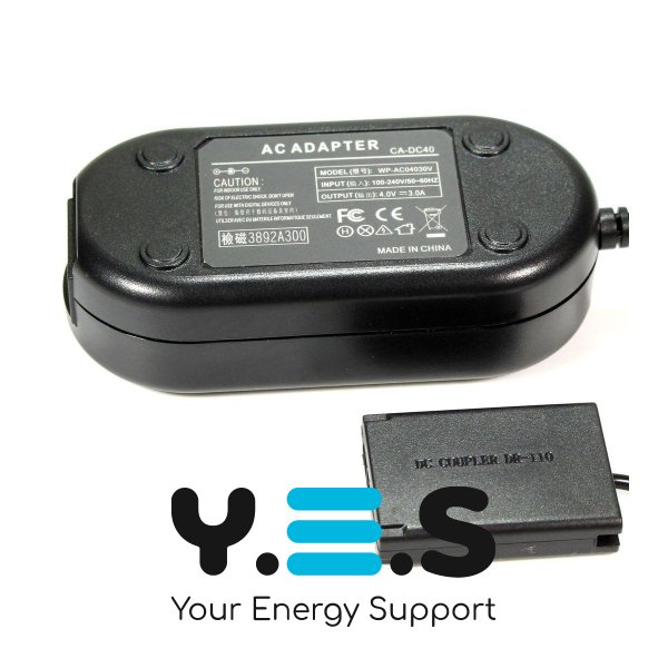 KingMa мережевий адаптер живлення для Canon ACK-DC110 Kit + DR-110 DC-куплер