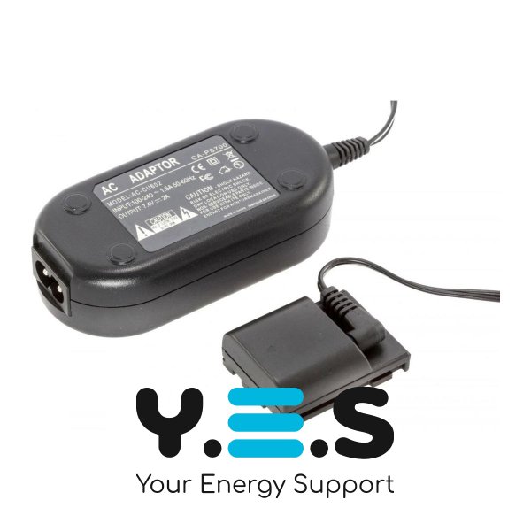 Мережевий адаптер живлення KingMa Canon ACK-DC20 Kit + DC-куплер DR-20 для фотоапаратів Canon