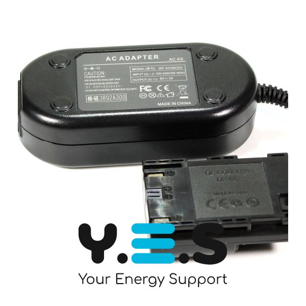 Мережевий адаптер живлення KingMa Canon ACK-E6 Kit + DR-E6 DC-куплер