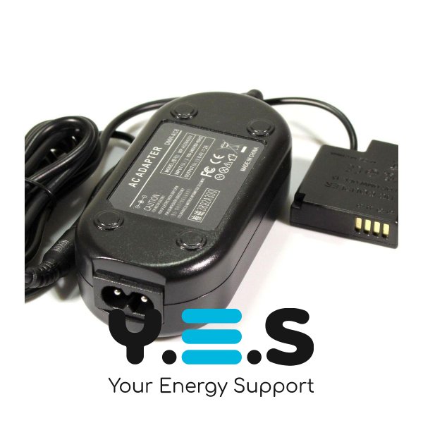 KingMa мережевий адаптер живлення для Panasonic DMW-AC8 + DC-куплер DMW-DCC15