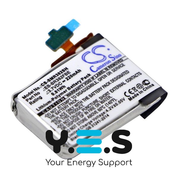 Акумулятор Cameron Sino EB-BR382FBE (CS-SMR382SH) для Samsung Gear Live SM-R382, 220 mAh