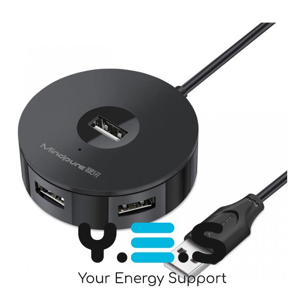 USB-хаб Mindpure USB 2.0 на 4 порти, модель US018