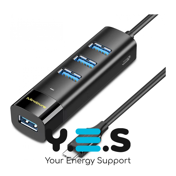 USB‑хаб Mindpure USB 3.0 на 4 порти, модель US022