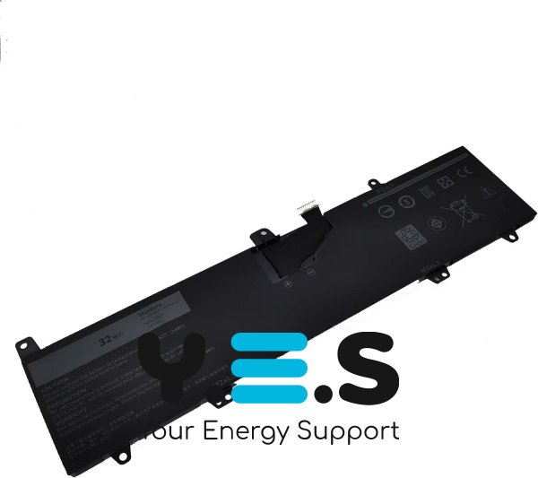 Акумулятор для ноутбука Dell 1FKCC Latitude 7200 7210 2-in-1 7.6V 38Wh