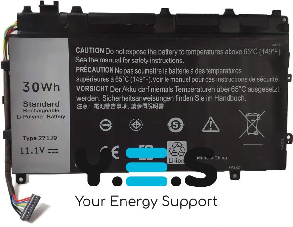 Акумулятор для ноутбука Dell 271J9 Latitude 13 7350 11.1V 30Wh