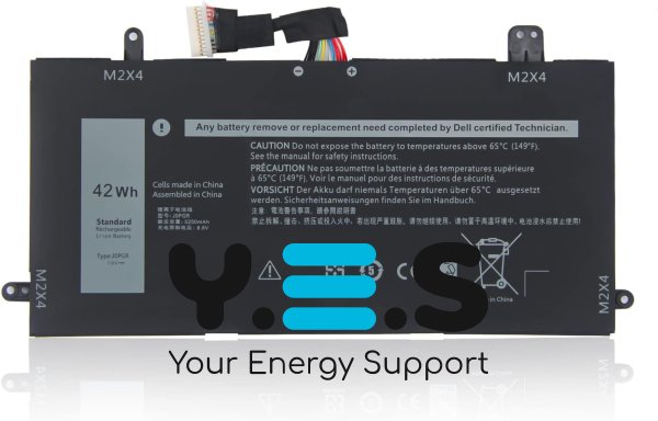Акумулятор для ноутбука Dell J0PGR Latitude 5290 2-in-1 5285 T17G 7.6V 42Wh