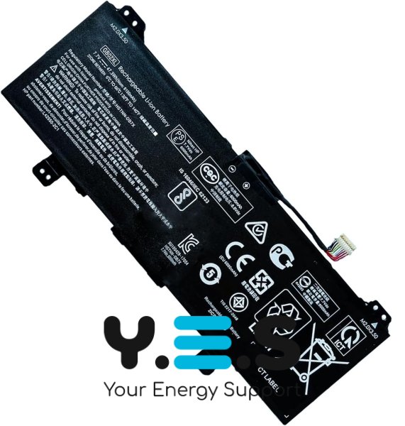 Акумулятор для ноутбука HP GB02XL Chromebook X360 11 G7 G8 14-DB 7.7V 47.3Wh