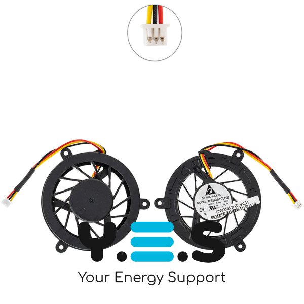 Вентилятор (кулер) для ноутбука HP ProBook 4410S/4411S/4415S/4416S/4515S/4510S/4710S, DC 5V 0.4A, 3pin KSB06105HA Original