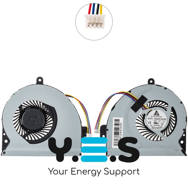 Вентилятор (кулер) для ноутбука ASUS K43E/K43SD/K43SJ/K43SM/K53E/X53E/K53SC/K53SD/K53SJ/K53SM/K53SV/P43E/P43SJ/P53E/P53SJ 13GN3P10P020-1 Original