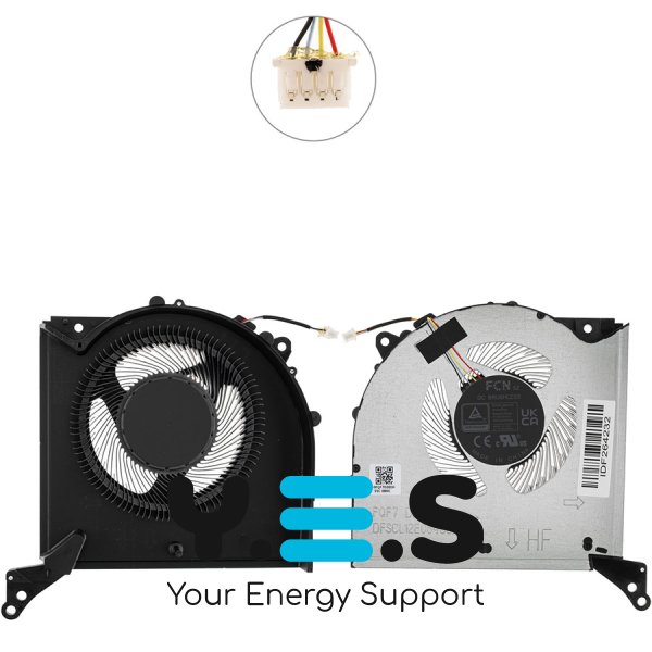 Вентилятор CPU для ноутбука Lenovo Legion Pro 7 16IRX8H, 12V (кулер) Original