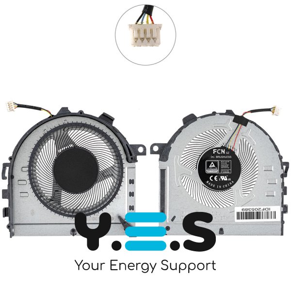 Вентилятор (кулер) GPU для ноутбука Lenovo Ideapad Gaming 3-15ACH6, 5V Original