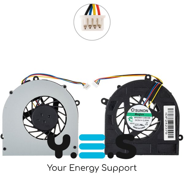 Вентилятор (кулер) для ноутбука Lenovo IdeaPad G470/G470A/G470AH/G475/G475A/G570/G575 AB06405HX12DB00 Original