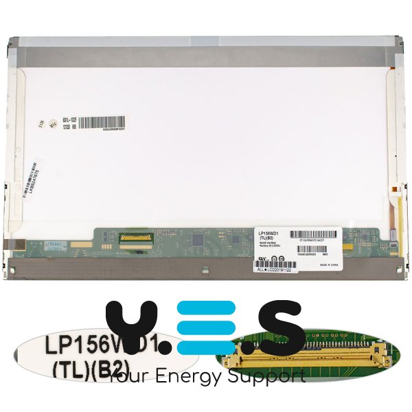 Матриця 15.6" LP156WD1-TLB2 1600×900 40pin LED матова, розʼєм зліва внизу (renew)