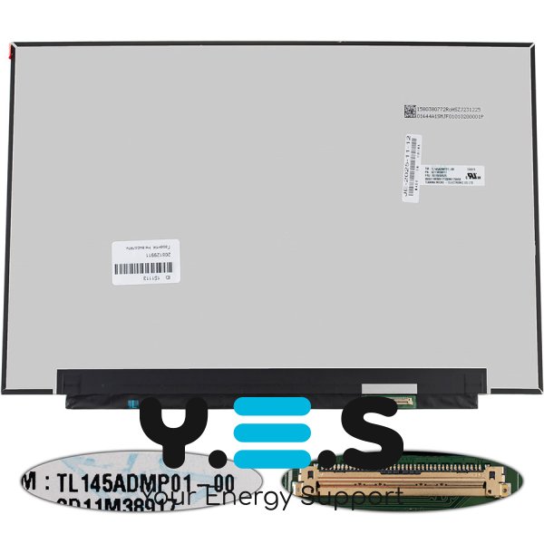 Матриця 14.5" TL145ADMP01-00 2560×1600 IPS 90Hz eDP 40pin LED Slim матова (renew)