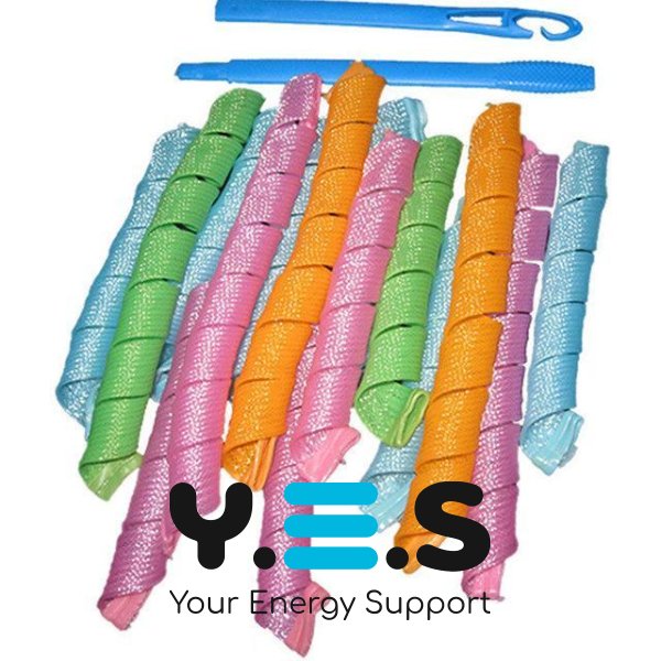 Спіральні бігуді Hair Wavz для волосся будь-якої довжини — легке створення локонів