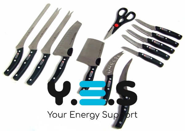 Набір кухонних ножів Miracle Blade «Диво-ножі», 12 предметів