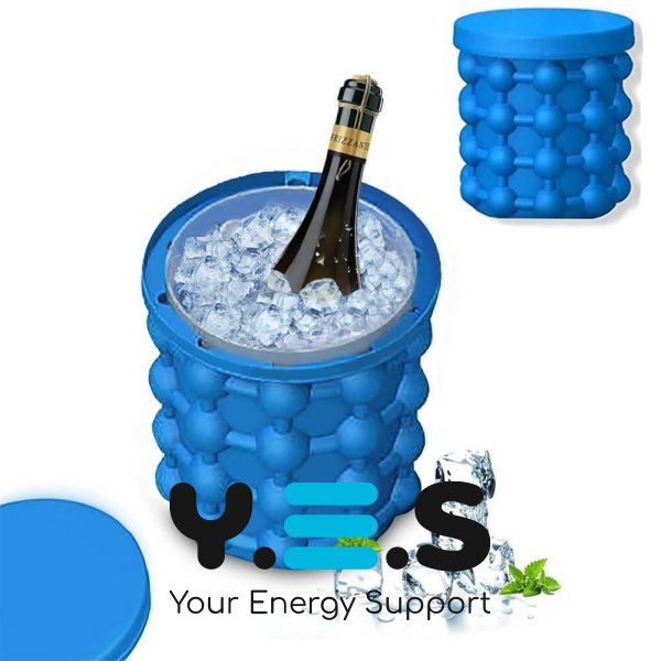 Силіконова форма-відро для льоду Ice Genie, льодниця для охолодження напоїв