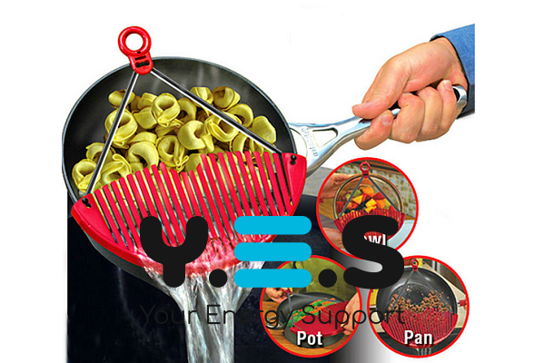 Універсальний друшляк-накладка для зливу води BETTER STRAINER — сито/ситечко