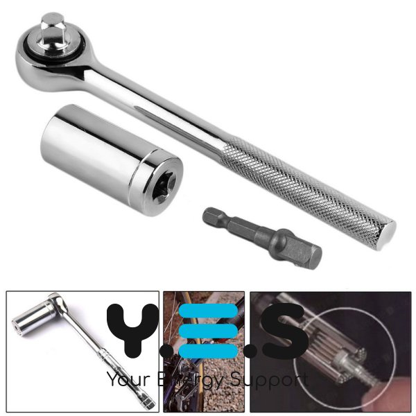 Універсальна насадка-головка Gator Grip для ручного гайкового ключа (самозатискна)