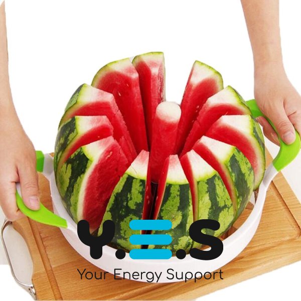 Круглий ніж-нарізувач WATERMELON CUTTER для кавуна, дині та ананаса