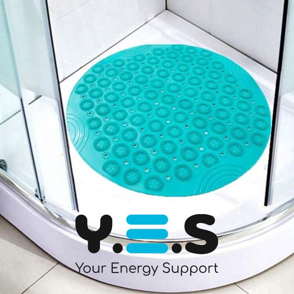 Антиковзний масажний килимок для ванної на присосках, акупунктурний ПВХ для ніг
