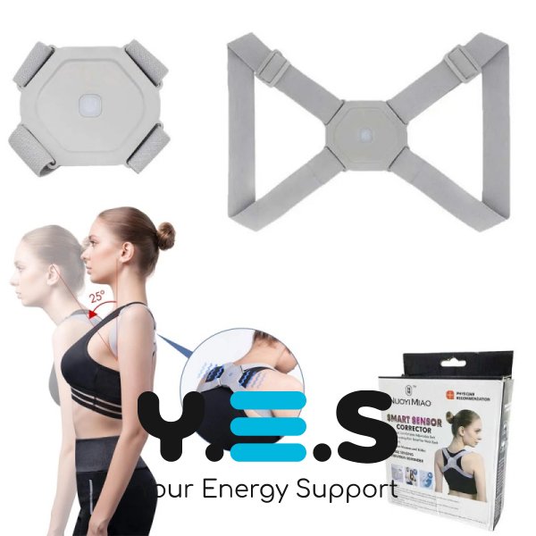 Розумний коректор постави з вібрацією — пояс підтримки спини/корсет для хребта, USB-зарядка