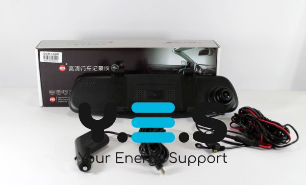 Відеореєстратор-дзеркало DVR 138W для авто з камерою заднього виду