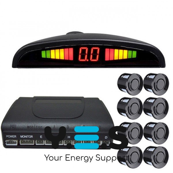 Автопарктронік Assistant Parking Sensor: паркувальна система на 8 датчиків для авто