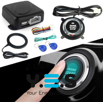 Система запуску Smart Start System з іммобілайзером: кнопка «Старт-Стоп», підсвітка, холодний старт