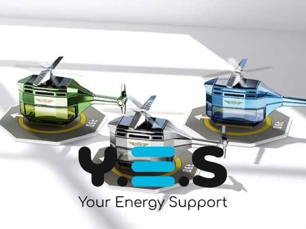 Автоароматизатор Drone «Вертоліт» на сонячній батареї, обертання 360°