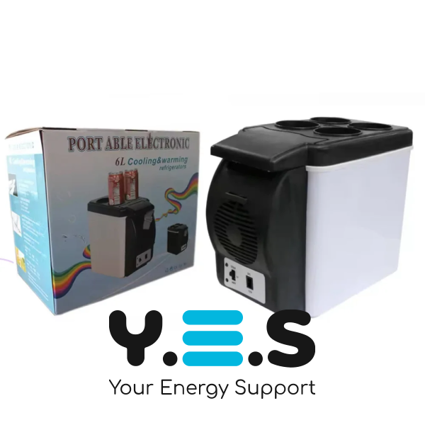 Портативний автохолодильник Portable Electronic 6 л з підігрівом/охолодженням, термобокс, 12V