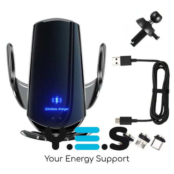 Автотримач-зарядка Q3: бездротове швидке заряджання 30 Вт для телефону