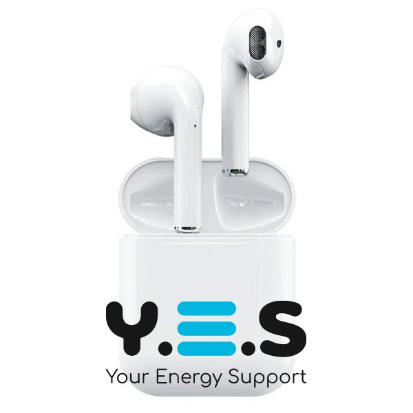 Бездротові навушники-вкладиші AirPods i12 BT з сенсорним керуванням, Bluetooth, зарядний кейс