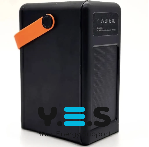 Power Bank YM-641 CX 180000 mAh із ліхтариком, сонячною панеллю та дисплеєм